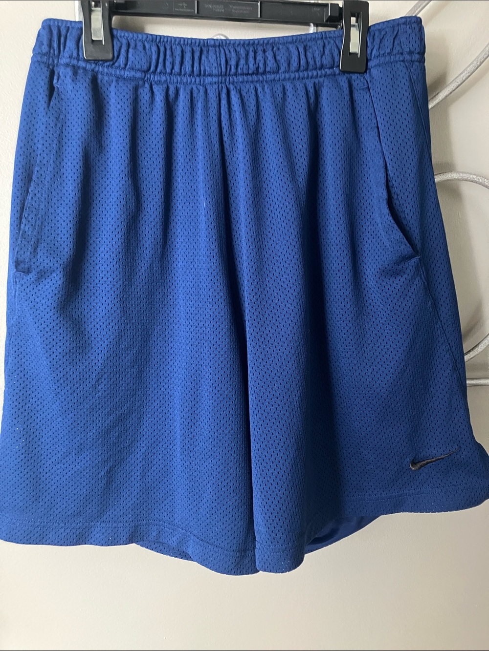 Nike Men's Blue Athletic Mesh Shorts
